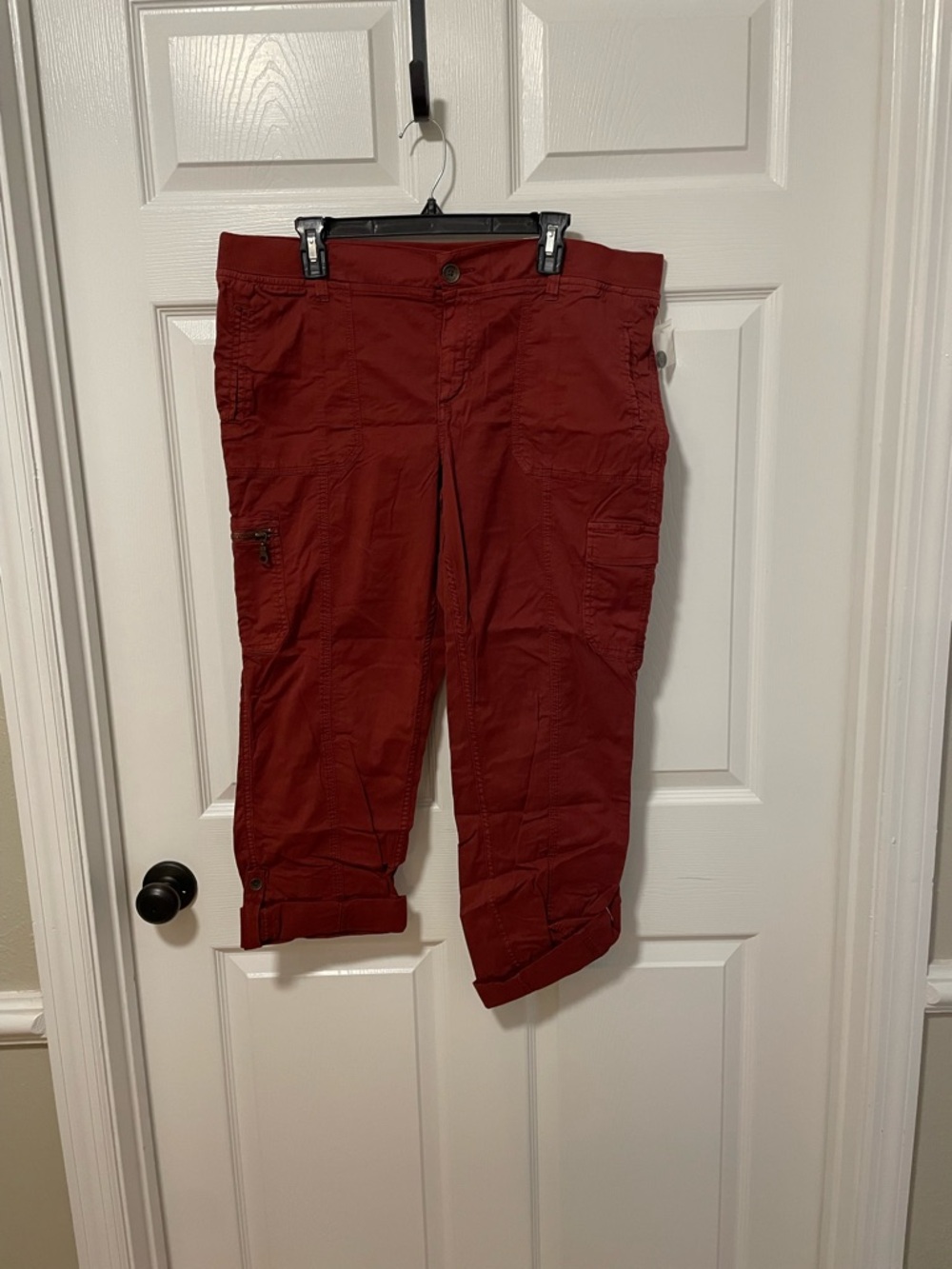 Sonoma Red Cargo Pants size 16